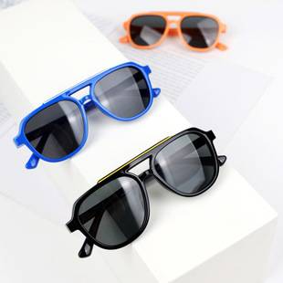 Children's Polarized Sunglasses UV-resistant Silicone Box Summer New Men's and Women's Baby Sunglasses Fashion Sunglasses