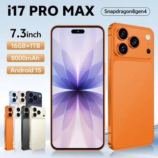 Cross-Border New Model I17Promax Smartphone with Smart Dynamic Island, Tiktok Dropshipping, 7.3inch Foreign Trade Phones Available for Wholesale