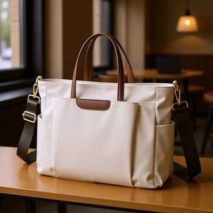 Oxford Cloth Computer Bag 15.6inch Large-Capacity Women's Workplace Portable Briefcase Thickened Business Travel and Commuting Inner Bag
