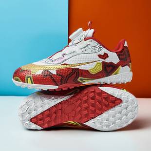 New Children's Rotating Button Football Shoes for Male and Female Students Outdoor Sports Professional Competition Training Football Shoes Wholesale