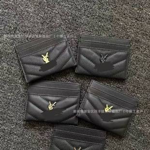Factory Direct Wholesale Caviar Card Holder Luxury Card Case Coin Purse Storage for 5 Cards Yangshulin Ys Small Chanel Multi-Card