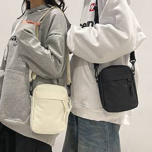 Boys' Forest Style Small Shoulder Bag Ins Trendy Shoulder Bag Men's Sports and Leisure Small Backpack Women's Simple New Crossbody Bag