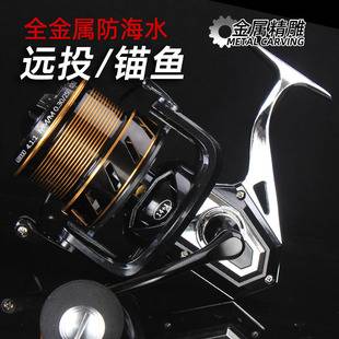 All-metal Non-gap long-range wheel spinning wheel oblique anchor fishing wheel Anchor Rod sea Rod 10000 type fishing wheel fishing reel