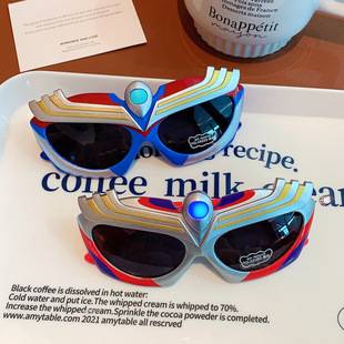Children's Ultraman Sunglasses for Boys, Stylish Cartoon Baby Glasses, Transformers Sunglasses, Uv Protection
