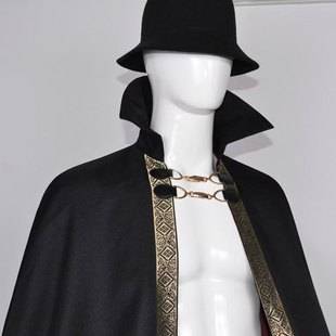Vampire Baron Cape Cloak Cosplay Costume Halloween Stage Role Performance Cosplay Costume in Stock
