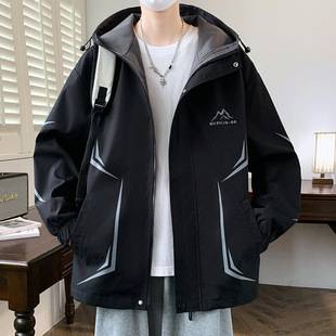 Spring and Autumn Coat Boy 13 Junior Senior high school Student 14 Handsome Charge Jacket 15 Years Old Teenager Big Boy Spring Clothes