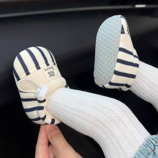 Spring Toddler Shoes, Cute Casual Drawstring Baby Shoes, Soft Sole Pre-Walking Shoes, Pure Cotton Fabric, 0-1 Year Old, Won'T Slip Off