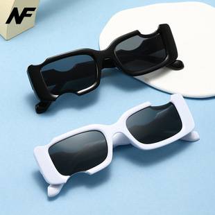 Children's Personalized Hip-Hop Special-Shaped Notch Arrow Sunglasses Baby Trendy Catwalk Street Photography Wear Sunglasses