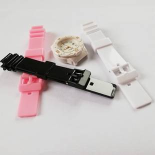 Card Suitable for Western Europe Watch Accessories Suitable for Women's Strap Black and White LRW-200H Resin Strap Tape Watch Chain
