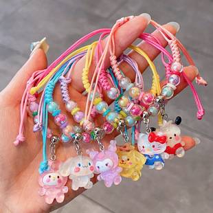 Kuromi Bracelet Children's Sanrio Jewelry Girls Cute Cartoon Bracelet Baby Small Gift Exquisite Accessories