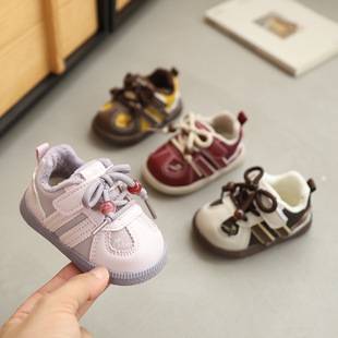 Baby Soft-Soled Toddler Shoes Fleece-Lined Winter New Men's and Women's Baby Shoes Non-Slip Kidsren's Sports Shoes Warm Cotton