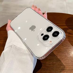Apple 17 Phone Case Transparent 15Promax Shockproof 13 Painted Material 14 Wholesale 12 Suitable for Iphone16 Soft