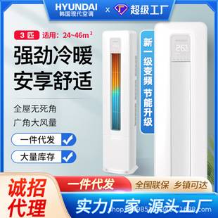 hyundai/South Korea Modern 3-horse Cold and Warm Vertical Air Conditioning Cabinet Machine Strong Refrigeration, Energy Saving, Electricity Saving and Large Air Volume