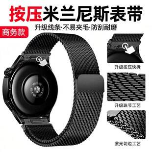 Suitable for Huawei GT6 watch strap, GT5 premium, GT 4m Lan尼斯夏季按压款, GT3商务钢带男款22。