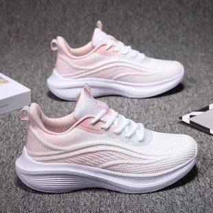 Sports Shoes for Women New Spring and Summer Non-Slip Soft Sole Wear-Resistant Mesh Breathable Casual Shoes Versatile Ultra-Light Running Shoes