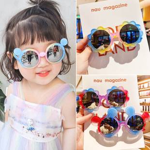 Children's sunglasses Girls cute cartoon children's sunglasses male tide baby sunglasses sunglasses factory wholesale