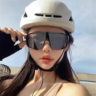 Internet Celebrity Mountaineering Sports Sunglasses Large Frame Outdoor Cycling Goggles Goggles Men and Women Sunglasses Windproof Ski Glasses