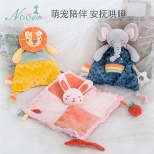Nooer Baby Toys Are Safe to Put in the Mouth, Soothing Plush Toys in the Shape of Lions, Rabbits, and Elephants
