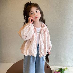 Girls' Coat Spring and Autumn 2025 New Arrival Western Style Spring Clothing Baby Girl Hooded Jacket Top Spring Children's Clothes
