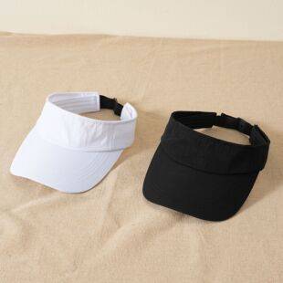 Muji Quick-Drying Open-Top Hat for Summer Outdoor Sun Protection, Men's Marathon Running Sun Hat, Women's Sports Tennis Hat