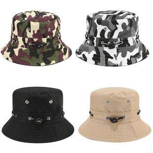 Foreign Trade Camouflage Fisherman's Hat Outdoor Sunshade Sunscreen Amazon AliExpress Hot Selling Hat Korean Fashion Hat