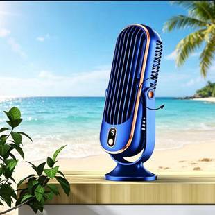 Desktop Fan Refrigeration Air Conditioning Fan Student Dormitory Bedroom Table Silent Shaking Head Air Cooler Small Electric Fan Wholesale