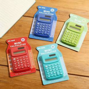 Cross-Border Mini Handheld Calculator, Macaron Cute Cartoon Portable Colorful Calculator for Primary School Students, Wholesale Stationery