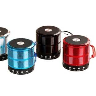887 Small Steel Cannon Bluetooth Speaker Mini Wireless Hands-Free Call Subwoofer Gift Small Speaker 887D