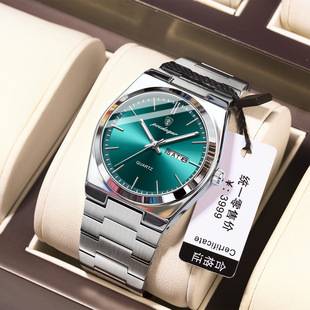 Swiss brand new ultra-thin men's watch waterproof luminous quartz watch live foreign trade explosions
