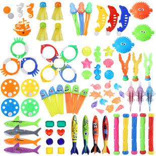 Children's Swimming Pool Water Toys, Diving Grab Toys, Devil Fish, Torpedo, Shark, Snorkeling, Swimming Pool Training Aids