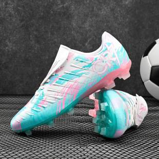 Cross-Border Foreign Trade New Low-Top Sports Football Shoes for Men and Women, Teenagers, Long Spikes and Broken Spikes, Professional Competition Spot Wholesale