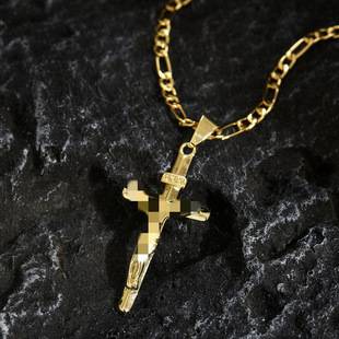 Cross-border European and American cross pendant men's necklace, unisex style, Yiwu accessories, fashion accessories, jewelry, necklaces for women