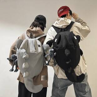 Dinosaur Shark Creative Monster Backpack Cartoon School Bag Men and Women New Funny Personality Student Internet Celebrity Backpack