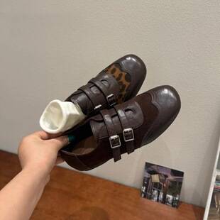 Flat-soled versatile German training shoes, 2026 new women's autumn model, popular lightweight soft-soled casual shoes that don't tire the feet