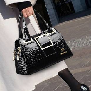 Hot Selling Women's Bag 2025 New Crossbody Bag Women's Bag Pu Middle-Aged Mother Bag Shoulder Bag Handbag Drop Shipping