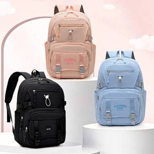 New style backpack for girls, trendy and stylish, high-capacity backpack for elementary school students, casual bag for middle and high school students