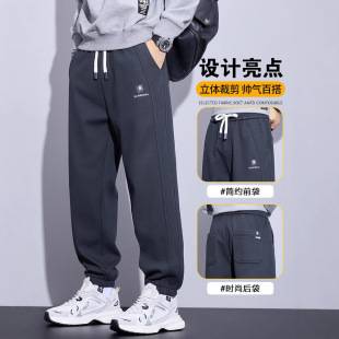 Men's Casual Pants Autumn 2025 New Jogger Sweatpants Korean Style Loose Sports Versatile Men's Pants Spring and Autumn Style