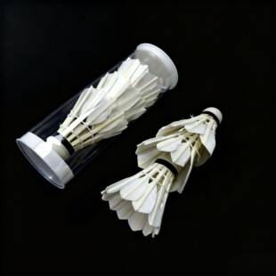 Durable Badminton Balls in a Bucket for Beginners Training, Suitable for Daily Practice Indoors and Outdoors, Duck Feather Shuttlecocks Wholesale