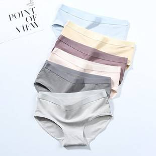 Underwear for Women, Pure Cotton, Seamless, Breathable and Comfortable, Young Ladies, Pure Cotton Crotch, Simple Japanese Style Mid-Waist Student Briefs