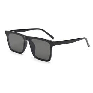 Popular Square Frame Sunglasses for Women, Anti-Uv Nylon Flat Sunglasses, Fashionable Internet Celebrity Street Photography, Trendy Sunglasses