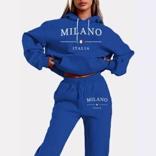 Shein Amazon best-selling casual and comfortable women's sweatshirt set, autumn long-sleeved hooded sweatshirt