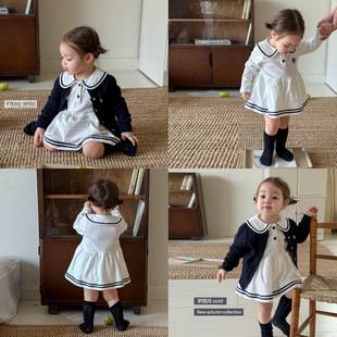Zhe Li Children's Clothing Girls' Dress Spring and Autumn 2026 New Style Children's Academy Style Princess Dress Baby Clothes
