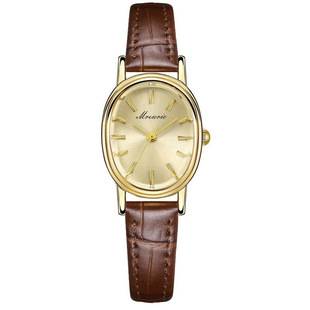 New ins women's high-end stylish wristwatch, simple and niche, with a sophisticated oval quartz egg-shaped design. Women's watch