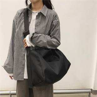 Cross-Border Wholesale Sports and Fitness Bags for Men and Women, Simple Large-Capacity Multi-Functional Short-Distance Travel Bags, High-End Luggage Bags