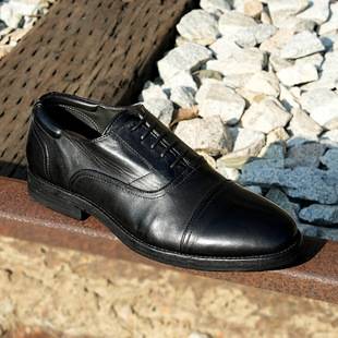 Goodyear Craftsmanship Leather Shoes, Retro Three-Strap Men's Business Meeting Oxford Shoes, Thick-Soled Height-Increasing Groom's Wedding Shoes