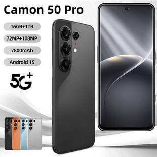 New Cross-Border Camon50 Pro Android Large-Screen All-In-One Device 16+1t Smart Foreign Trade Mobile Phone Source Manufacturer