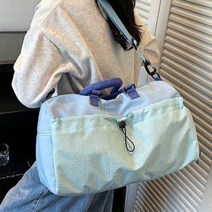 Swimming bag with dry and wet separation, lightweight waterproof storage luggage bag for girls' short trips and swimming