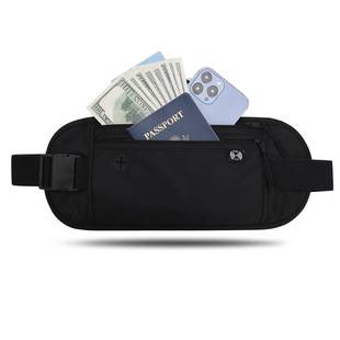 Cross-border lightweight close-fitting running waist bag, multifunctional fitness bag, wear-resistant nylon waterproof outdoor sports waist bag