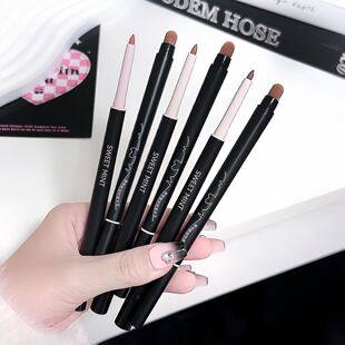 SWEET MINT Lip Liner and Lip Brush 2-in-1, Highly Pigmented, Long-Lasting Lip Liner with Dual-Ended Lip Brush