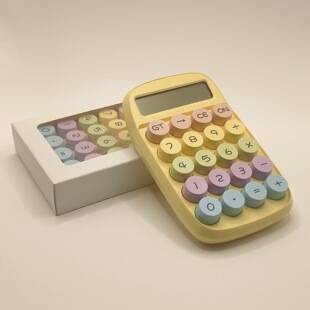 Tiktok Hot-Selling 10-Digit Large-Screen High-Appearance Mechanical Keyboard Calculator for Student Exams